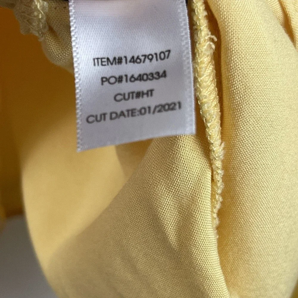 Torrid Soft Yellow Sophie Eyelet Swing Cami Tank‎ Top Plus Size 0 Large - Picture 6 of 13